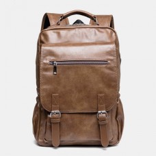 kozsports:Men Retro Leisure Large Capacity Backpack